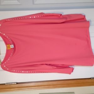 EUC Ruby Rd Coral 3X top